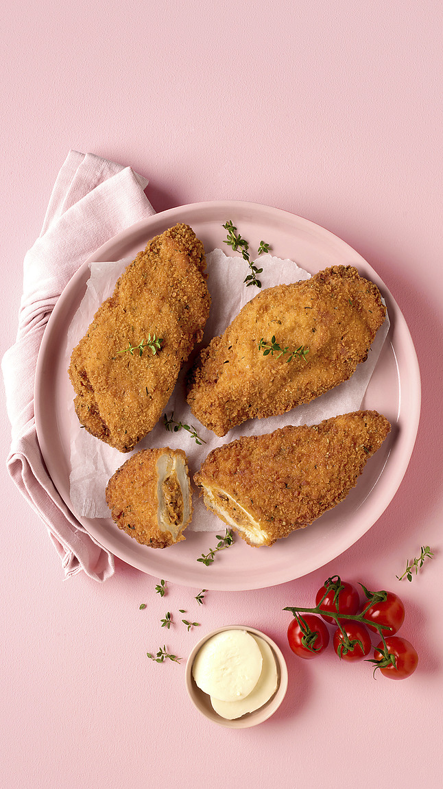 Gefülltes Hähnchenbrustfilet "Tomate-Mozzarella"