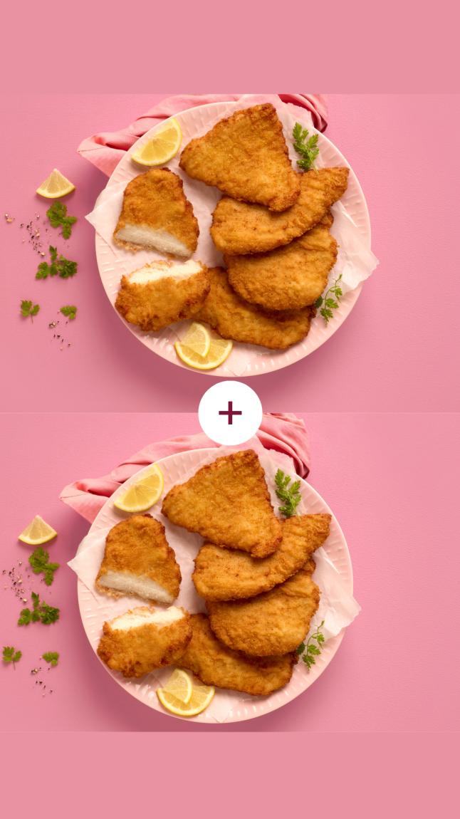 2x Hähnchenschnitzel Müllerin Art
