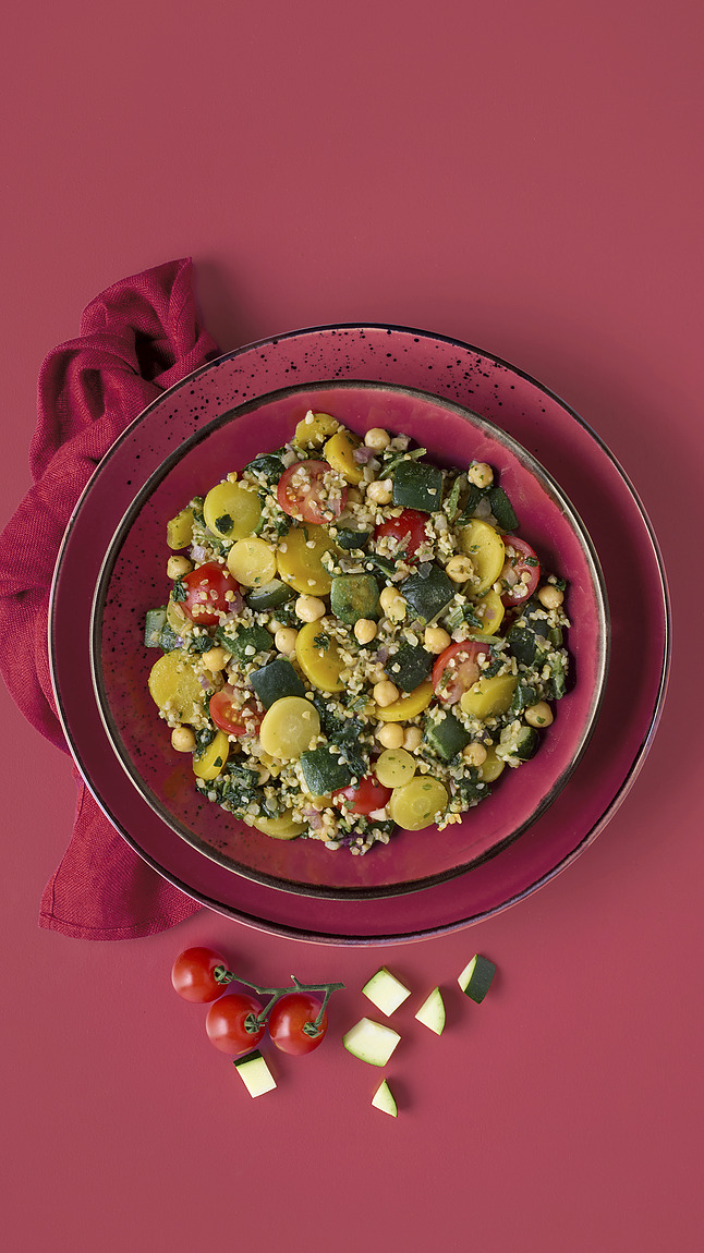Gemüsebowl mit Bulgur