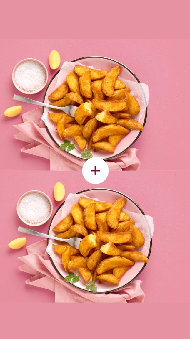 2x Kartoffel-Wedges