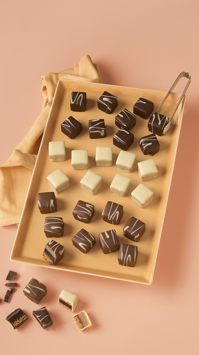 Edelmarzipan Dominosteine
