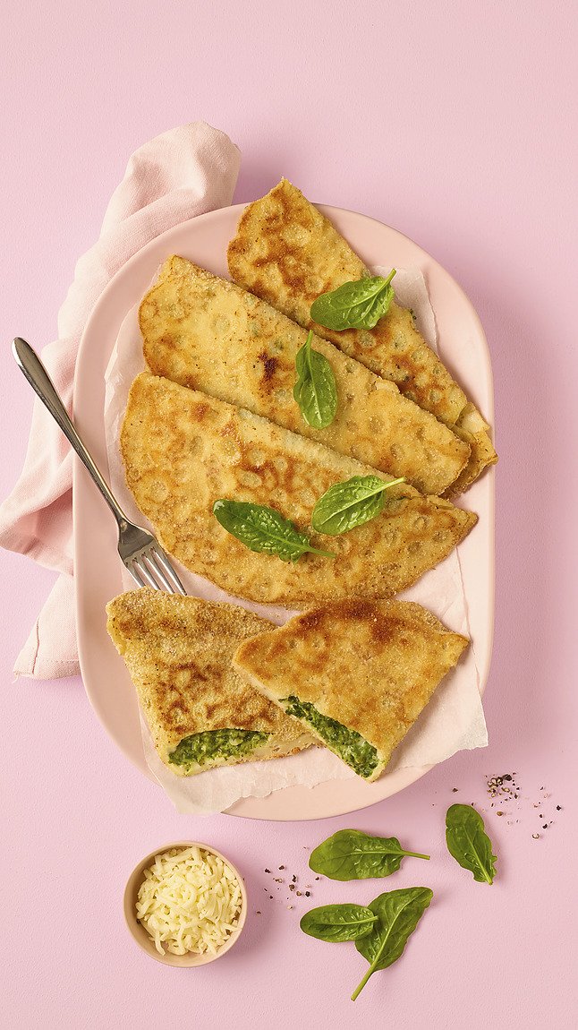 Knusperpfannkuchen Florentine