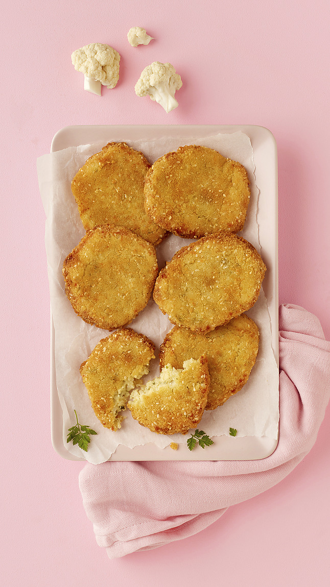 Blumenkohl-Käse-Taler