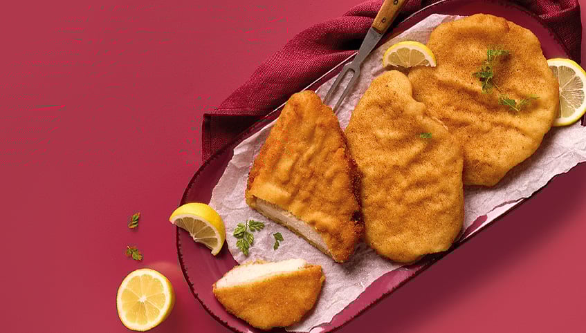 Wiener Schnitzel <br> vom Schwein