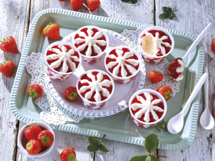 Cocktail-Becher Erdbeer