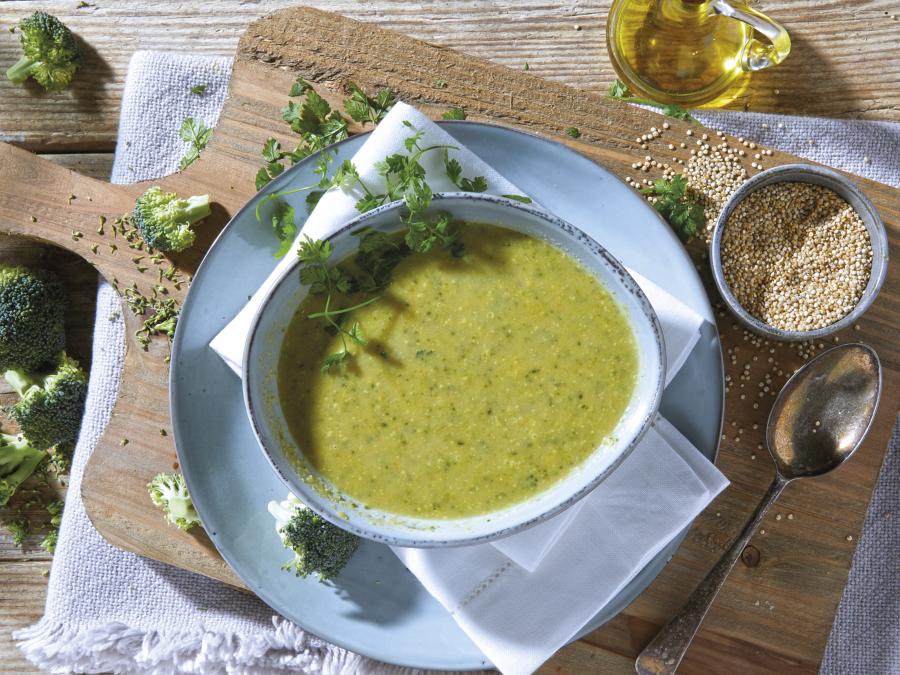 Broccoli-Quinoa-Suppe