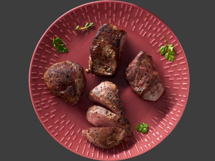 gewürzte Rehmedaillons