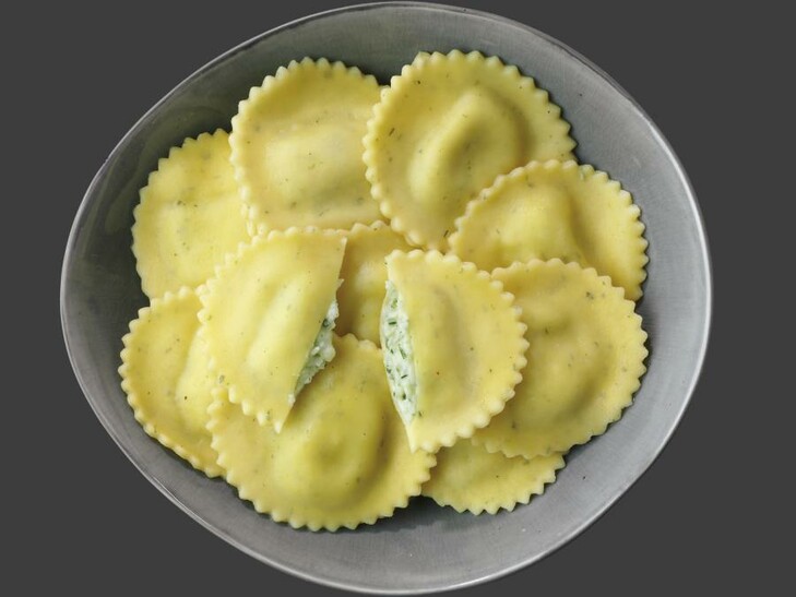 Tortelli mit Frischkäse-Schnittlauch-Füllung