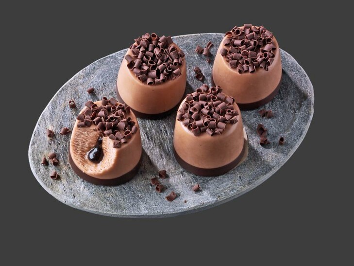 Schokoladen Eiscreme Dessert