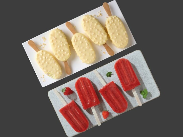 Kombi Big Choc Lemon & Bio Erdbeer Sorbet Stiel