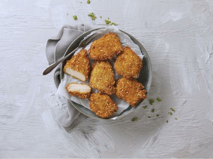 2x Mini-Hähnchenschnitzel in Kartoffelpanade