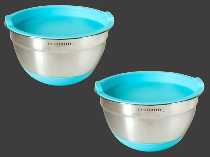 2x Edelstahlschüssel 18 cm