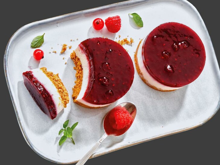 Frischkäse-Waldfrucht Törtchen