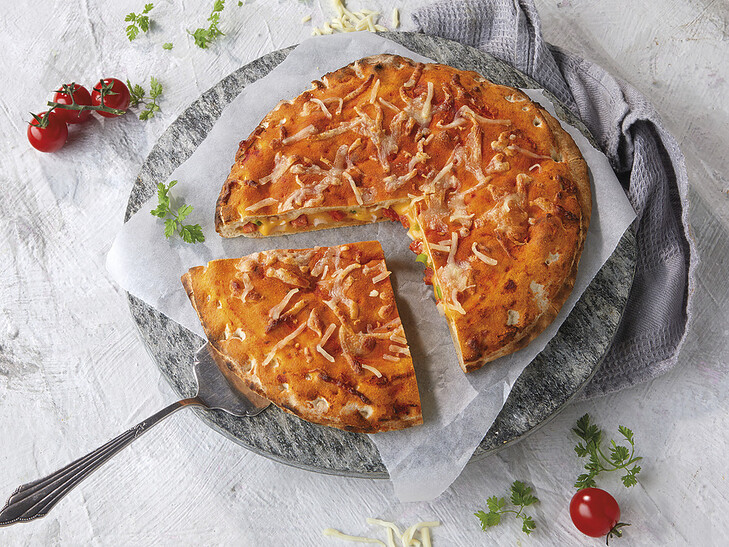 Focaccia Salami & Cheddar