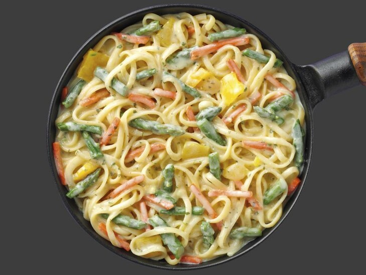 Pasta-Spargelpfanne