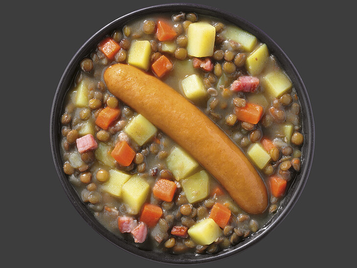 Kräftige Linsensuppe