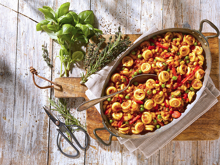 Nudelpfanne italienische Art