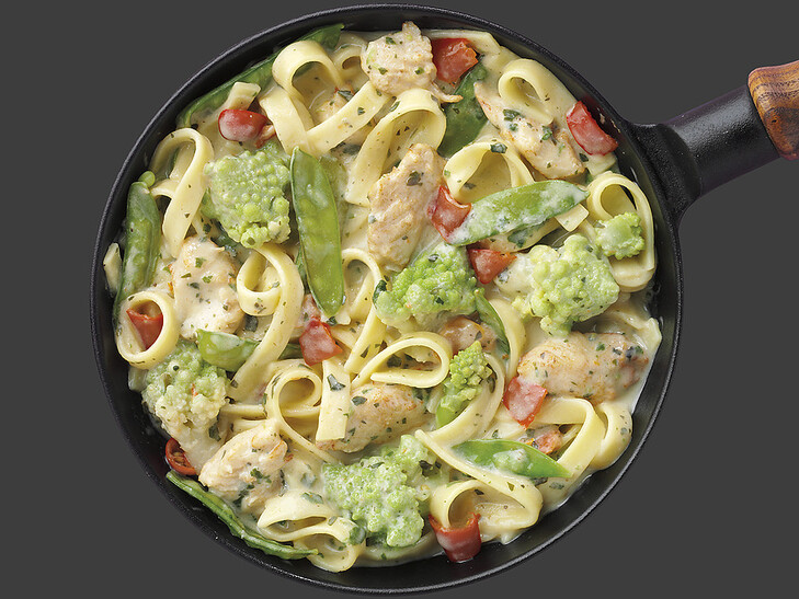 Nudel-Romanescopfanne