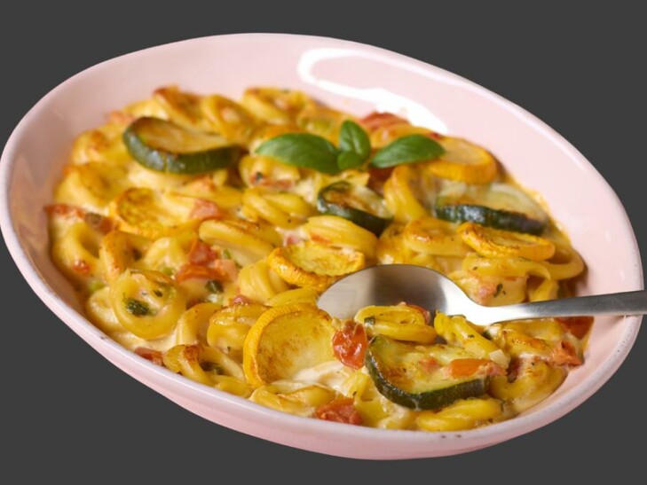 Gemüse-Nudelgratin