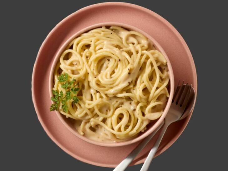 Spaghetti Crème und Pfeffer