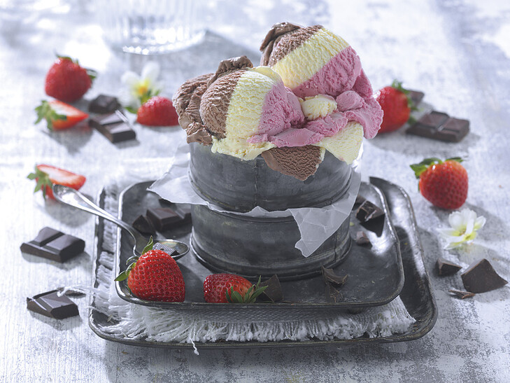 Triology Vanille/Schoko/Erdbeer