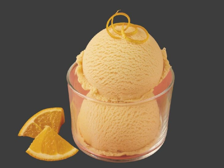 Orangen-Maracuja Sorbet