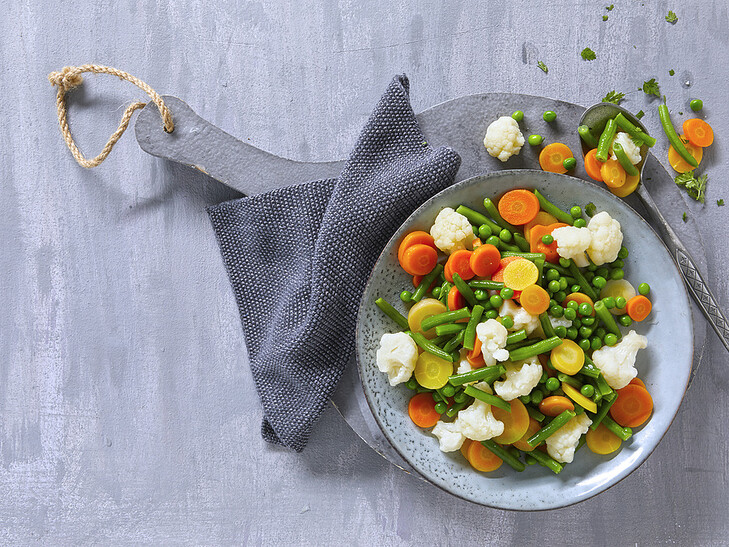 Bunter Gemüseteller