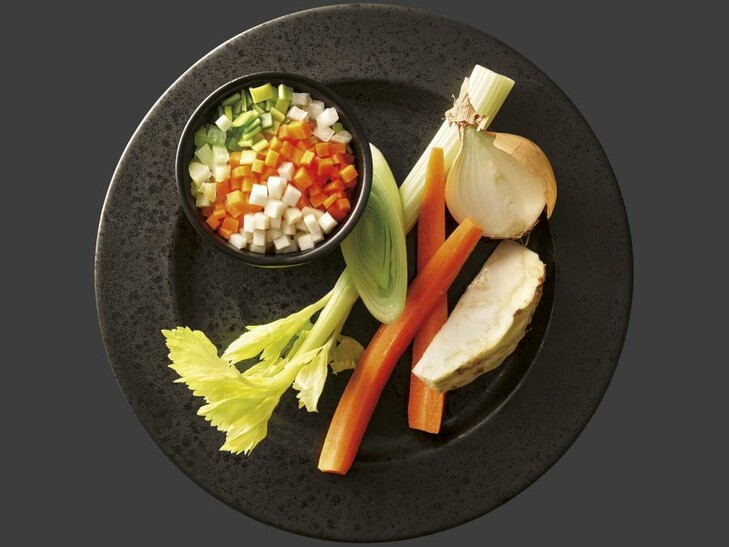 Bouillon-Gemüse