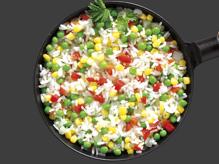 Gemüse-Reispfanne