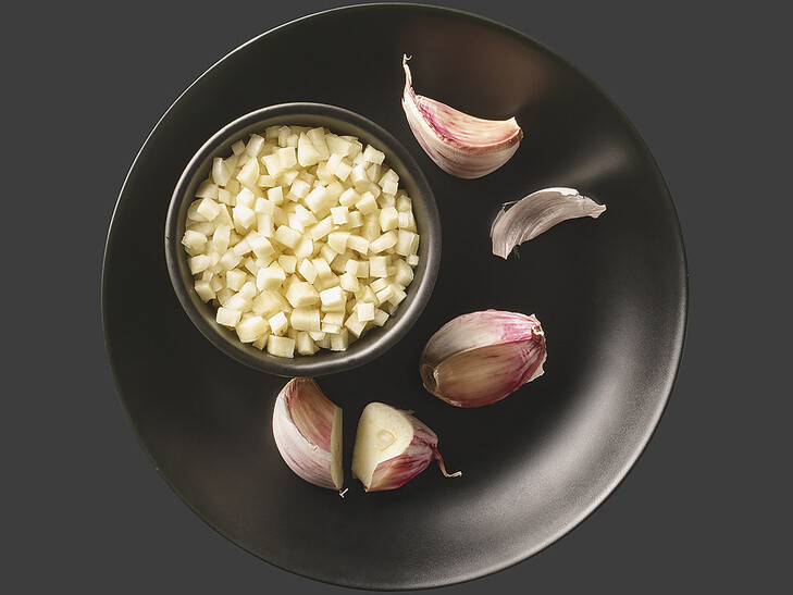 Knoblauchwürfel