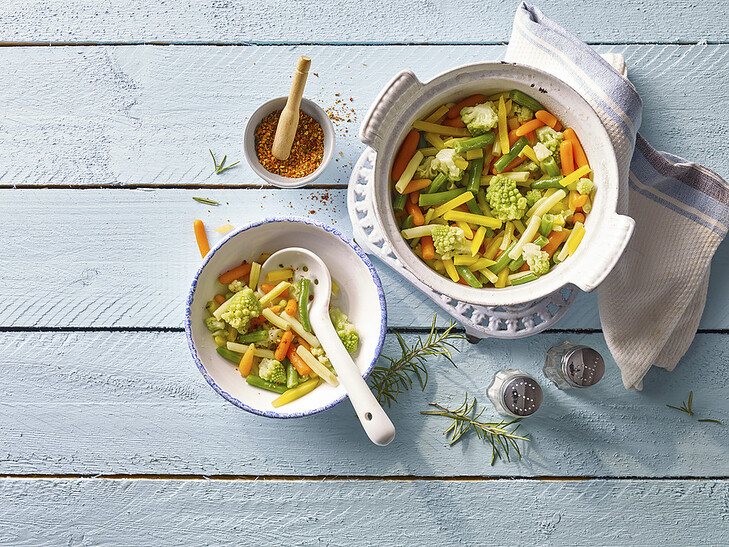 Gemüse-Variation mit Romanesco