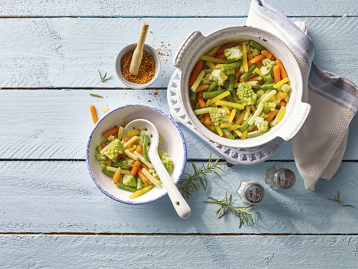 Gemüse-Variation mit Romanesco