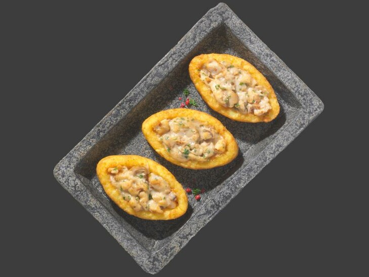 Kartoffelschiffchen nach Züricher Art