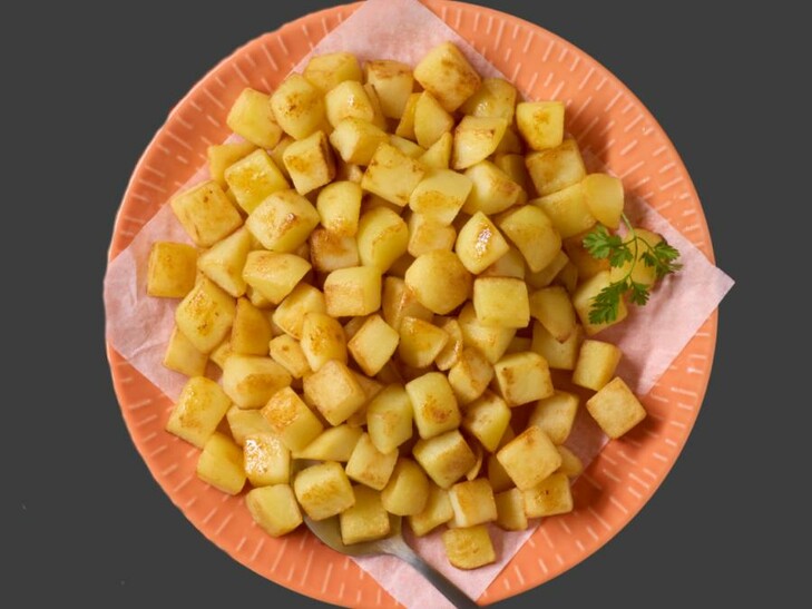 Röstkartoffel-Würfel