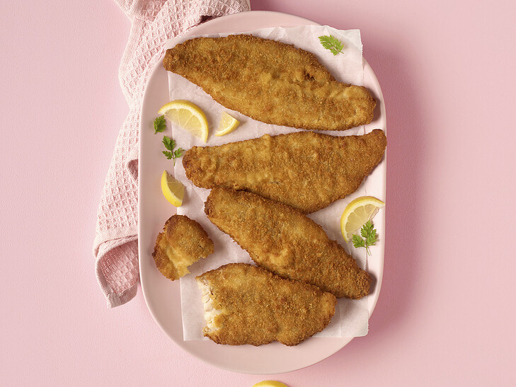Rotbarschfilet, paniert
