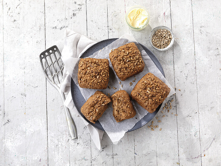 Sonnenblumenkern-Brötchen (glutenfrei)