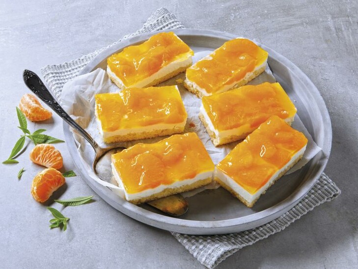 Mandarinen-Käsesahne Schnitte