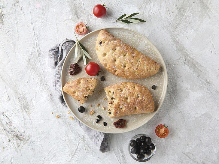 FlaguetteTM Tomate-Olive