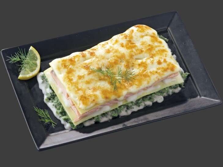 Lachs-Lasagne