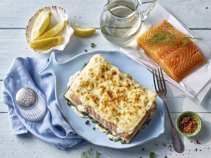 Lachs-Lasagne