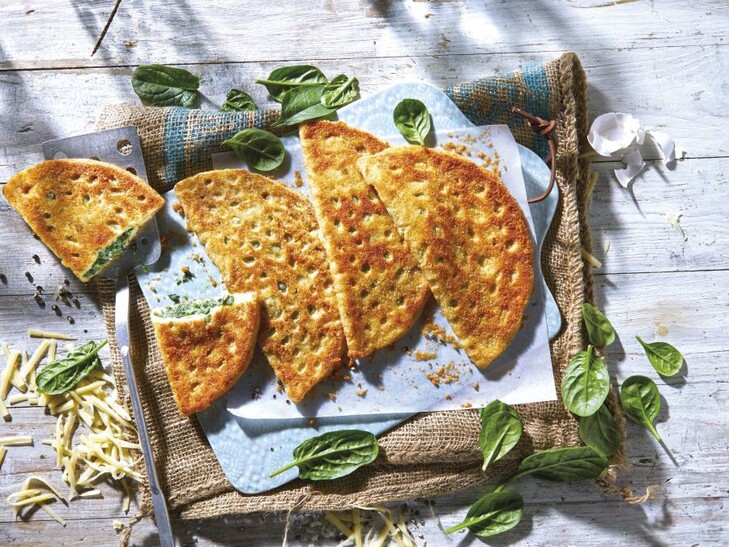 Knusperpfannkuchen Florentine