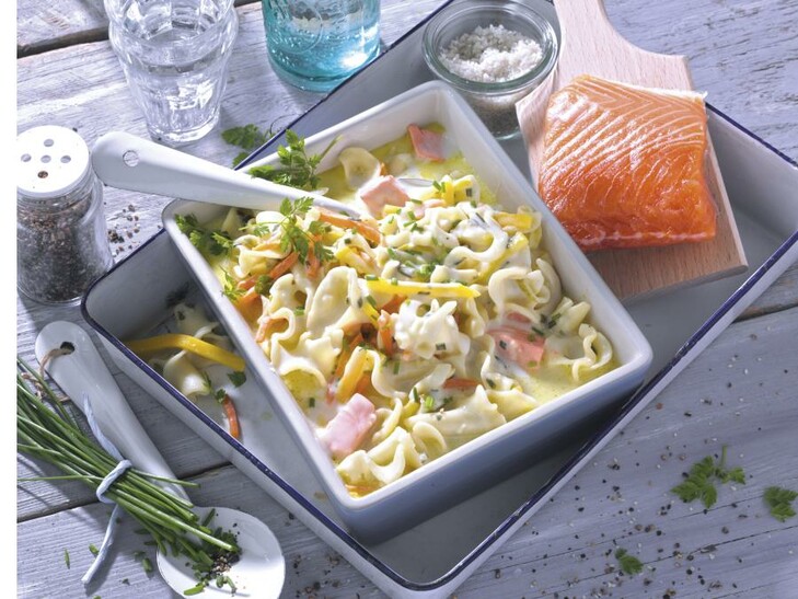 Pasta Symphonie mit Lachs