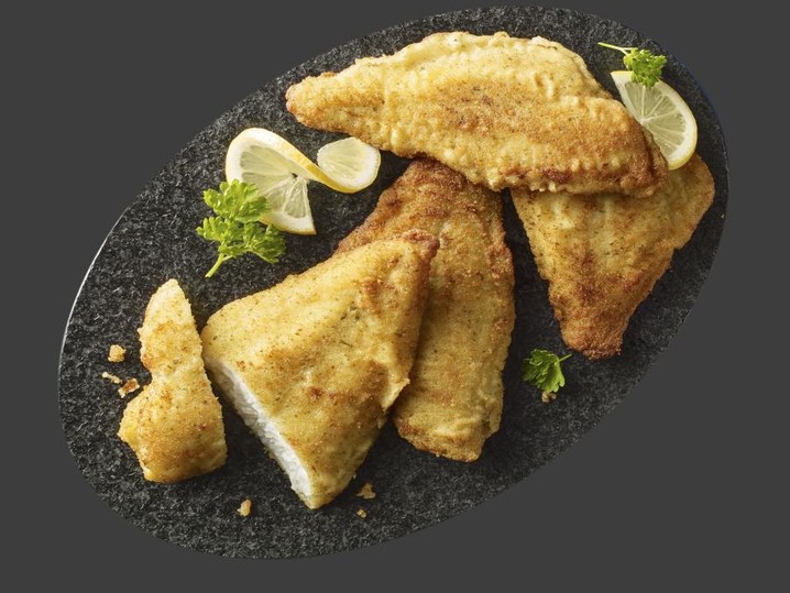 Fischfilet "Limanda Aspera" (Pazifische Kliesche) Panierter Fisch Fisch & Meeresfrüchte