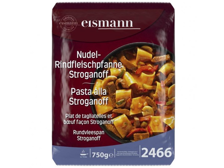 Nudel-Rindfleischpfanne Stroganoff