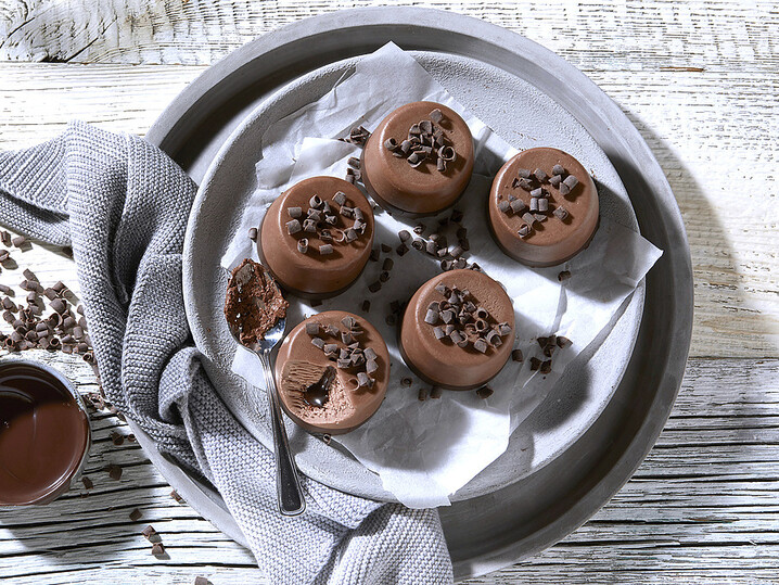 Schokoladen Eiscreme Dessert