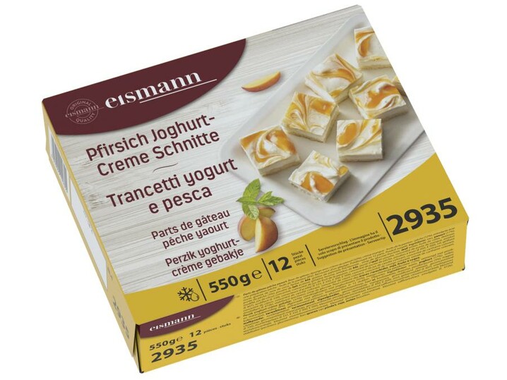 Pfirsich Joghurt-Creme Schnitte