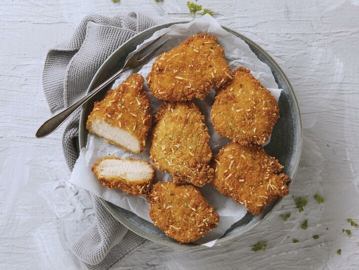 2x Mini-Hähnchenschnitzel mit Kartoffelpanade