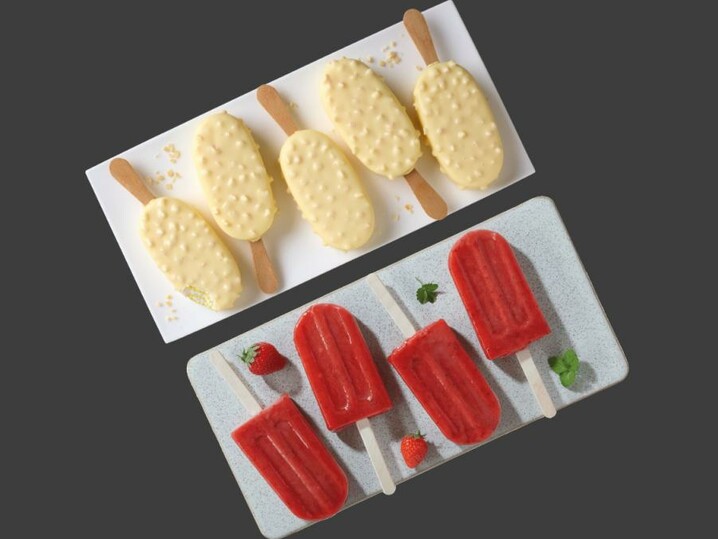 Kombi Big Choc Lemon & Bio Erdbeer Sorbet Stiel