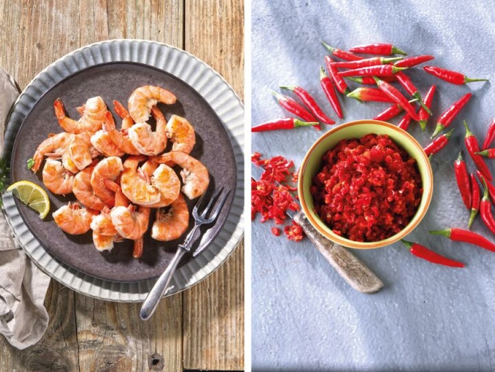 Kombi BIO Garnelen & roter Chilli