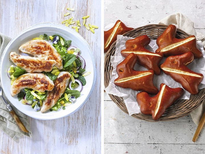 Kombi Hähnchen-Filetspitzen & Laugenhäschen